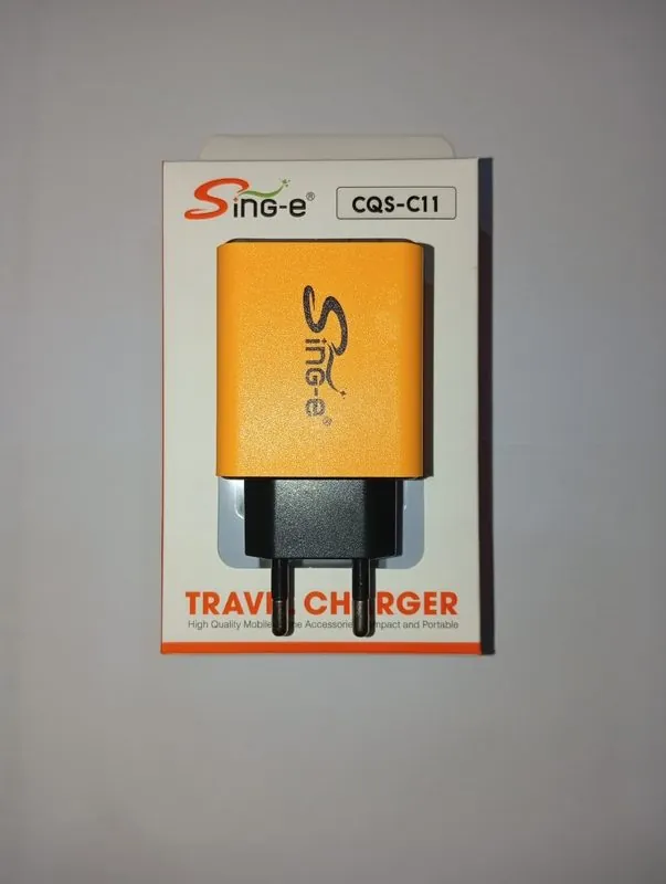 Kepala Charger CQS-C11 Kuning-Hitam