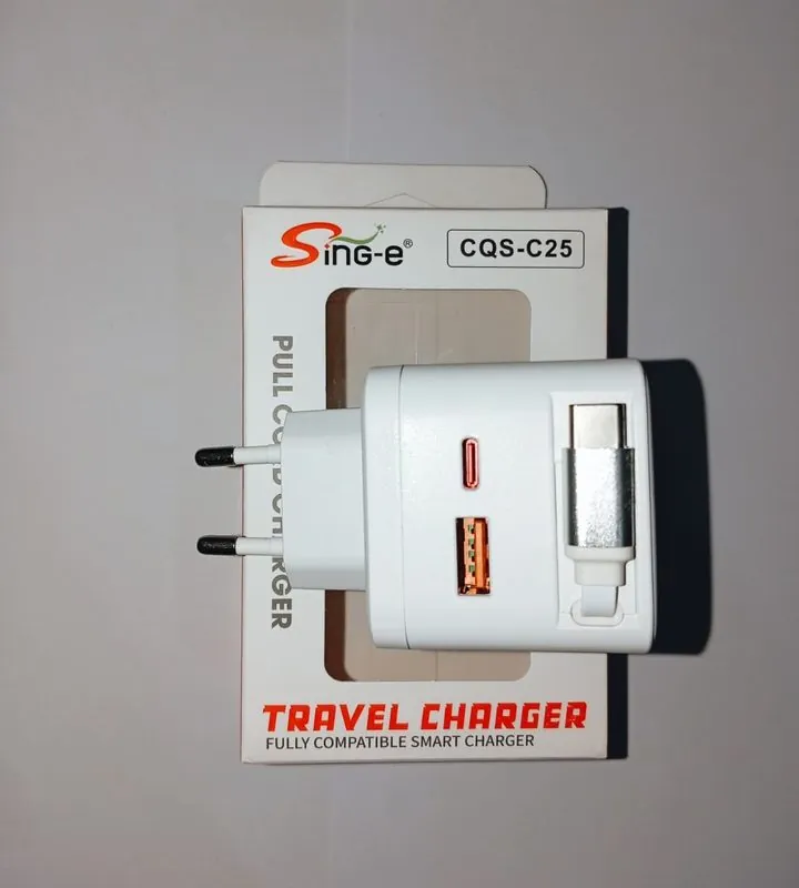 Type-C Charger CQS-C25 Putih