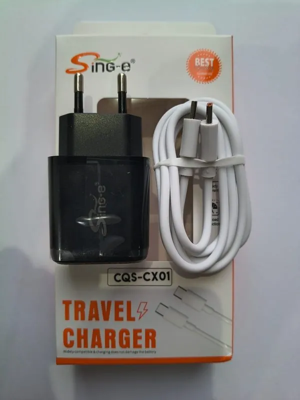 Type-C to Type-C Kabel Data CQS-CX01 Hitam