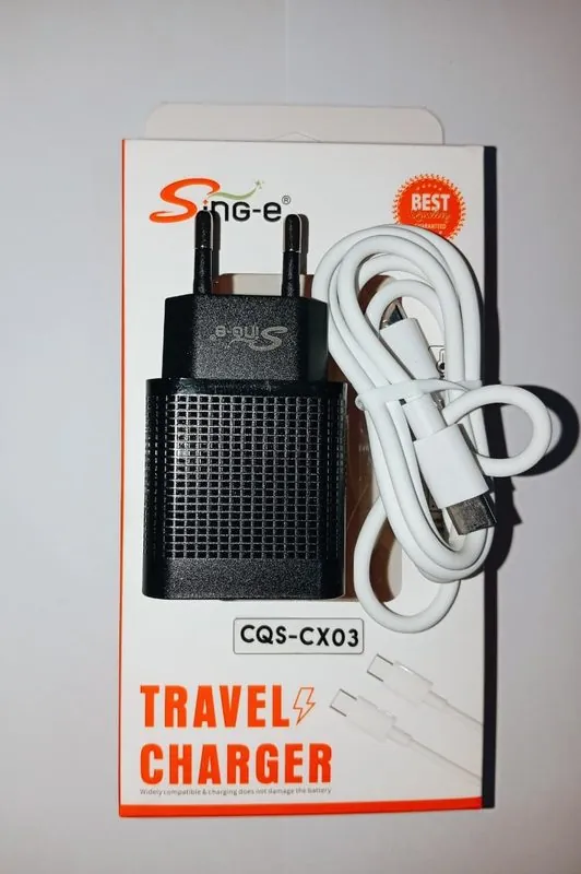 Type-C to Type-C Kabel Data CQS-CX03 Hitam