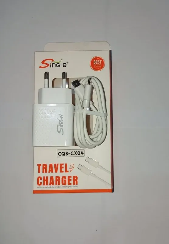 Type-C to Type-C Kabel Data CQS-CX04 Putih