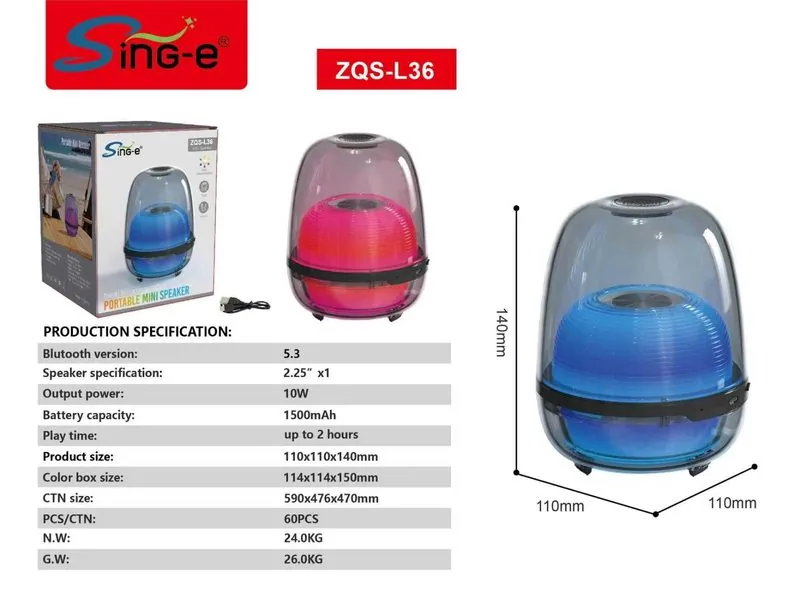 Sing-e ZQS-L36 Speaker Mini