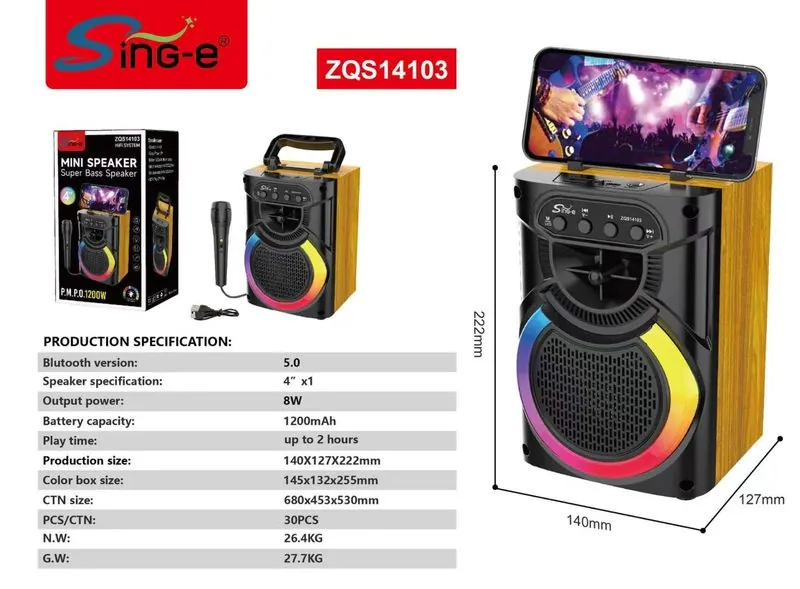 Sing-e ZQS14103 Speaker Mini